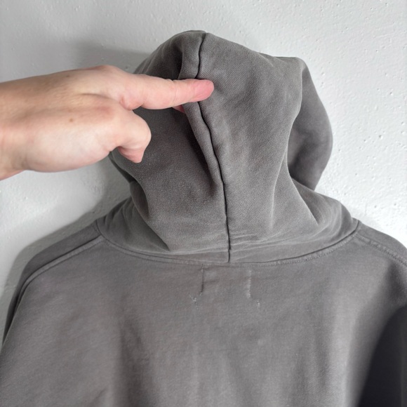Fear Of God No Logo Zip Up Hoodie Gray Size Small - Picture 10 of 15